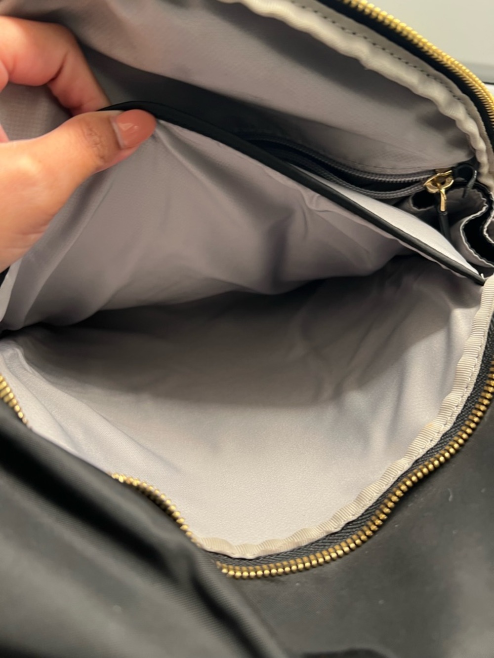 Tumi Black Backpack with Gold Hardware - Picture 5 of 8